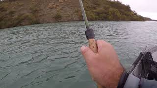 Swinging flies on the Naknek and landing a rainbow [upl. by Orazio]