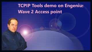 TCPIP Tools demo on Engenius Wave 2 Access point [upl. by Ongineb934]