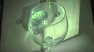 breaking a wine glass using resonance [upl. by Okun]