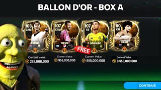 My Biggest Ever Ballon D’Or Pack Opening ft Gullit Messi Ronaldo Cruyff [upl. by Eical852]