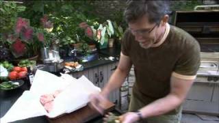 Chef Rick Bayless Grills Carne Asada Brava on a Kalamazoo Outdoor Gourmet Hybrid Grill [upl. by Olpe]