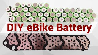 DIY eBike Battery Build with 18650 Batteries  How to Tutorial [upl. by Enaillil]