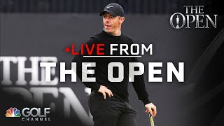 Rory McIlroys first round at The Open a disappointment  Live From The Open  Golf Channel [upl. by Svensen]