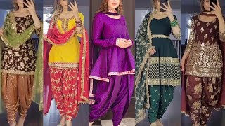 Latest Punjabi Dhoti Salwar Suit Design Punjabi Dhoti Salwar Suit Design Simple [upl. by Elohcan67]