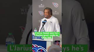 Titans CB L’Jarius Sneed on his recovery program titanup tennesseetitans nfl football [upl. by Neema380]