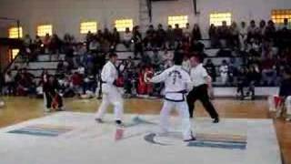 Taekwondo vs Karate 1er round Puerto Deseado [upl. by Semyaj]