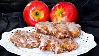 APPLE FRITTERS  Easy AmazingDelicious 🍎❤️ [upl. by Ynitsed]