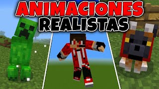 👉 Instalar ACTIONS amp STUFF para Minecraft 121 ANIMACIONES REALISTAS para Minecraft Bedrock 121 [upl. by Ellehsyt]