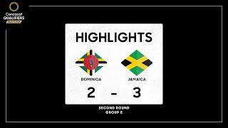 Concacaf Qualifiers 2026 World Cup  Dominica 2  3 Jamaica  Second Round [upl. by Longtin992]