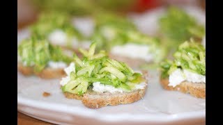 Toasted Bread with Fresh Zucchini Recipe  How to Cook Real Italian Food from my Italian Kitchen [upl. by Saleme]