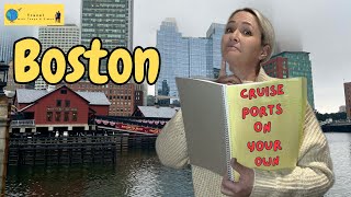 Boston  How to DIY a budget cruise port visit [upl. by Krigsman]