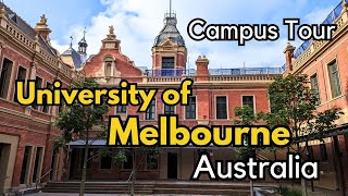 The University of Melbourne campus tour Melbourne Australia Parkville campus [upl. by Nnaecarg]