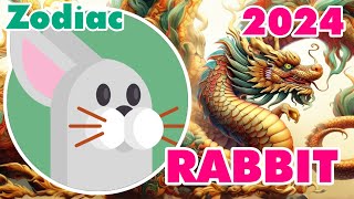 RABBIT 2024 Zodiac Rabbit Prediction  The Year of the Green Wood Dragon【Master Tsai】 [upl. by Slotnick]