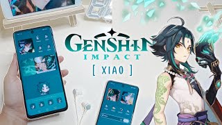 🍃 how to have an aesthetic phone  genshin impact xiao widgets and customize app icons [upl. by Towny861]