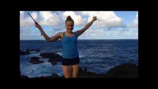 Baton Twirling in Hawaii  Annabel McAtee [upl. by Eisseb]