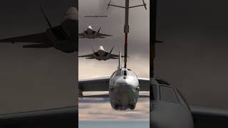 B52 Bomber Protected by Two F22 Raptors  its amazing [upl. by Denby377]