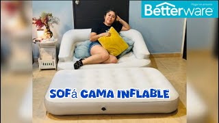 SOFÁ CAMA INFLABLE DE BETTERWARE [upl. by Acissev]