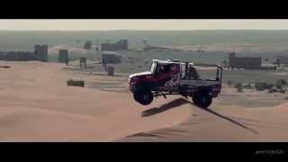 Loprais Derooy test session for Dakar 2016  powered by InstaForex [upl. by Etnwahs]