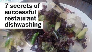 7 secrets of successful restaurant dishwashing [upl. by Noel]