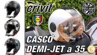 CRIVIT LIDL Casco DemiJet a 35 â‚¬  E Sicuro  Vale la Pena [upl. by Wheelwright]