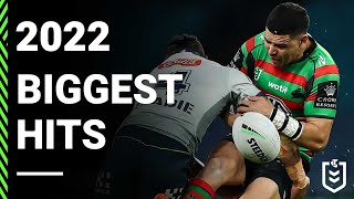 The NRLs mostwatched hits from the 2022 season  Match Highlights [upl. by Nabatse]