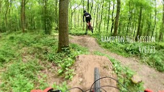 Hamilton Hill MTB Session  Willingham Woods [upl. by Jolenta]