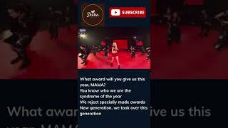 GIDLE’s Soyeon rap Disses The “2022 MAMA Awards” shorts [upl. by Nee]