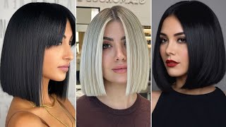 Blunt Cuts And Blunt Bobs That Are Dominating In 2024 Face Framing Layers For All Hair Lengths [upl. by Firehs]