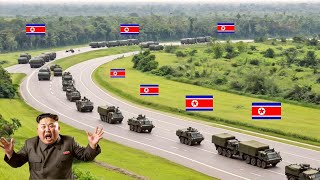 3 seconds ago 7000 North Korean military convoy destroyed in ambush in Ukraine [upl. by Adnorrehs]