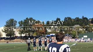 Marin Catholic cruises past Terra Linda in MCAL play MarinFootball [upl. by Katina]