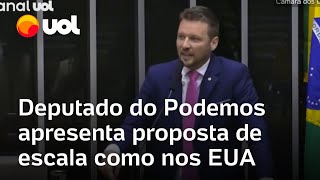 Deputado do Podemos apresenta proposta de escala como nos EUA ‘Ganhar por hora trabalhada’ [upl. by Brunn890]