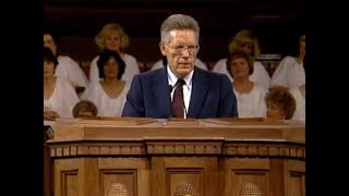 I Believe in Christ with Bruce R McConkie speaking the lyrics [upl. by Roderick]