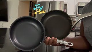 Frying pans  Calphalon and Cuisinart pans [upl. by Lidah]