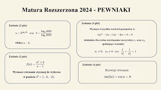 Matura Rozszerzona  maj 2024  PEWNIAKI [upl. by Winshell]