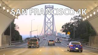 San Francisco to Silicon Valley  Sunset Drive  4K HDR  USA [upl. by Odilo248]