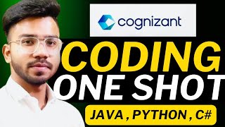 Cognizant Coding Question ONE SHOT🔥 Cognizant Technical Assessment Test 202425 [upl. by Artsa]