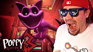 Poppy Playtime Chapter 3  CATNAP na WOLNOŚCI 😮 PEŁNA GRA CHAPTER 3 [upl. by Sirtimid]