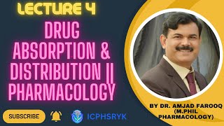 Drug Absorption amp Distribution  Pharmacology  By Dr Amjad Farooq MPhil Pharmacology [upl. by Casilda905]