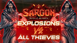 Sargon Sro  Explosions VS All Thieves Caravan Fight 🔥💥 [upl. by Nosac]