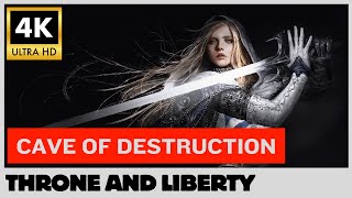 THRONE AND LIBERTY  CAVE OF DESTRUCTION DUNGEON HOW TO BEAT LEQUIRUS [upl. by Jochebed]