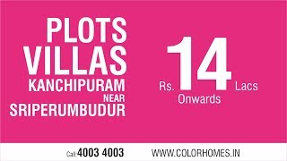 Villas in chennai  Kanchi Pattinam  Near Meenakshi Medical College [upl. by Ludwig]