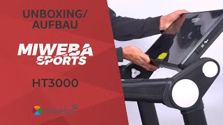 Miweba Sports HT3000 Laufband 🏃  Aufbau  Montage  Anleitung  FAQ  Deutsch [upl. by Enileoj]