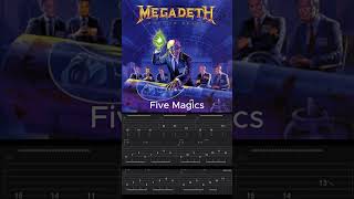 Five MagicsMegadeth tabs megadeth guitar tabs megadethfans [upl. by Epul159]