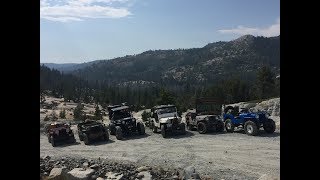 Willys Jeeps on the Rubicon Trail 2017 [upl. by Enidlarej]