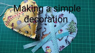 Making a heart shaped decoration [upl. by Kath]