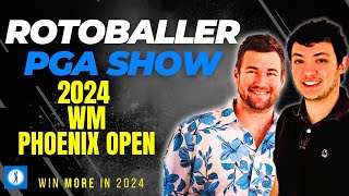 2024 Waste Management Phoenix Open  The RotoBaller PGA Show [upl. by Garibold]