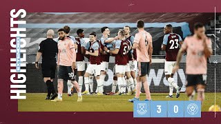 EXTENDED HIGHLIGHTS  WEST HAM UNITED 30 SHEFFIELD UNITED [upl. by Leahcim]