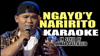 NGAYOY NARIRITO KARAOKE IN STYLE OF JOMAR CASTILLEJO CONTEST PIECE contest karaoke minusone opm [upl. by Anhsirk57]