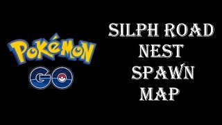 Pokemon Go Nest Spawn Map  The Silph Road  How To Use  Locations Tracker Atlas Coordinates [upl. by Furlani]