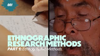 Ethnographic Research Methods  Part 1 Ethnographic Methods [upl. by Nanci556]